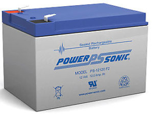BATTERY FOR PRIDE MOBILITY BEBOP (SC46) PS-12120F2  2 EACH