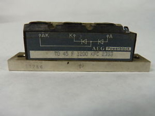 AEG TD-45-F-1200-KFC-23S3 Power Block  WOW