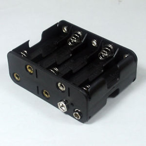 LOT 50PCS 10xAA Size Battery Holder Box 15V Case with 9v Snap Connector bes10aa