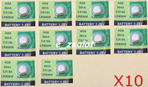 10PCS LR936-394/SR936 Batteries coin batteries watch batteries Perfect