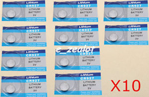 10PCS CR927 Perfect  Button Batteries 3V