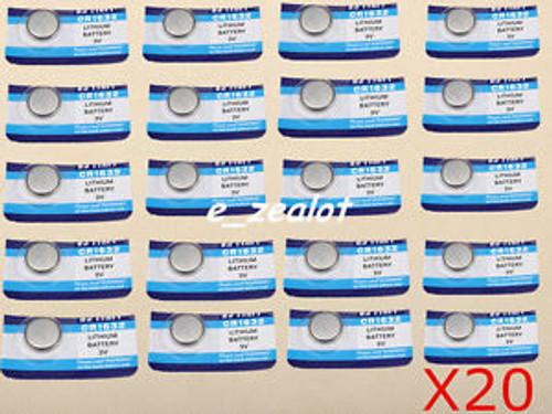 20PCS CR1632  Button batteries 3V perfect Li Battery