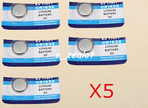 5PCS CR1632  Button batteries  3V perfect Li Battery