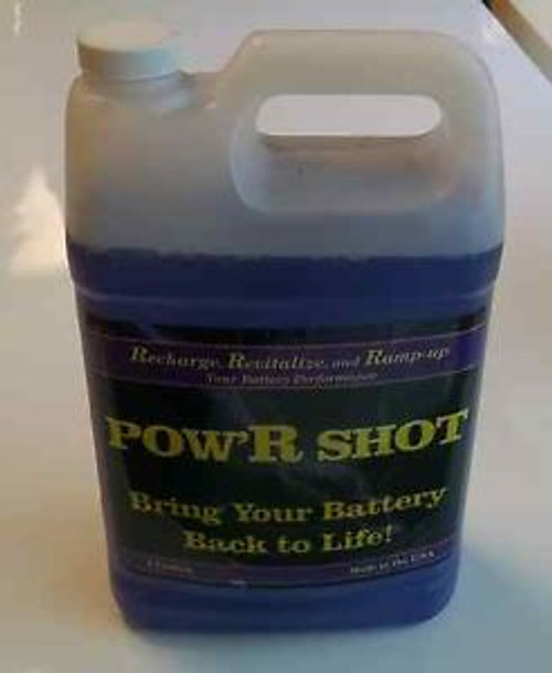 Battery PowR Shot 1 Gallon Bottle of Desulfation/Equalizer Battery Fluid