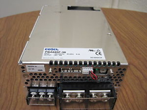 COSEL POWER SUPPLY - PBA600F-36 9016666SR - NEW IN ORIG. BOX