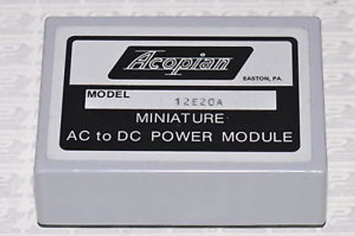 POWER MODULE/ASSEMBLY ACOPIAN 12E20A 12E20