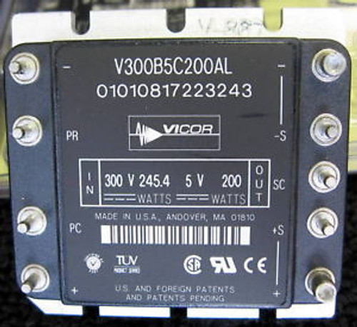 VICOR V300B5C200AL 200W 300V in 5V out Rev. A