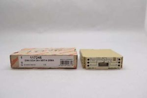 NEW WEIDMULLER 117246 EMA/D8-I 4-20MA ANALOG CONVERTER D435110