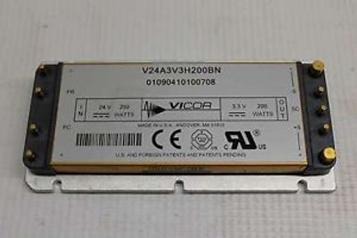 Vicor brick DC converter 24v 3.3v 200w