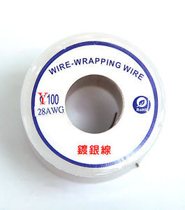 1set 10 colors Wire-Wrapping Wire Silver-Plated copper wire RoHS 100Ft 28AWG