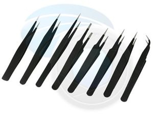 8pcs ESD Tweezers for Mobile Laptop Computer Electronics Repair Tools