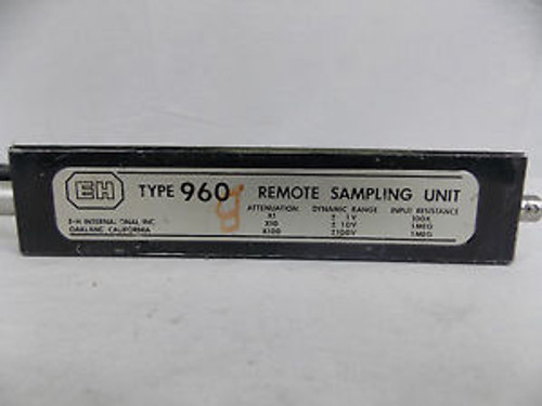 EH INTERNATIONAL INC. TYPE 960 REMOTE SAMPLING UNIT