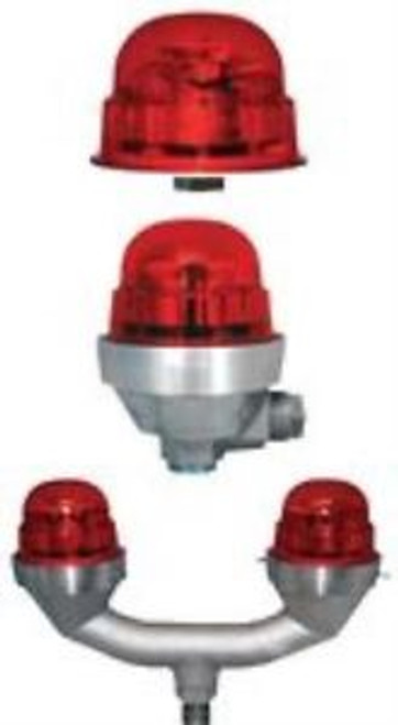 New Brand No.32T8750 Dialight Rto1R07001 Led L-810 Red Obstruction Light 6.5W