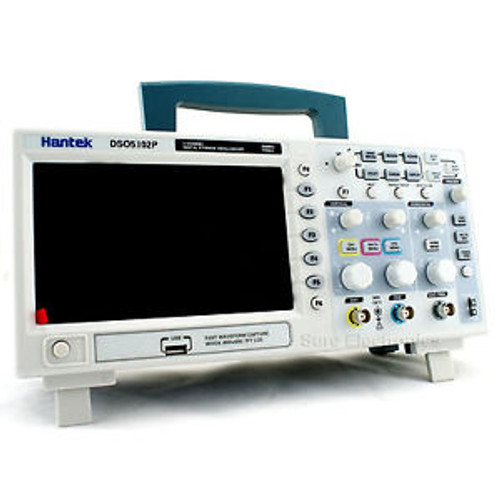 Hantek DSO5102P Digital Oscilloscope 100MHz 1Gs 2CH 7 TFT USB Lab v TEK TDS2012