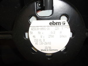 NNB EBM W2S130-AA01-16 220V 50HZ 0.3A 46W 2700 U/min FAN