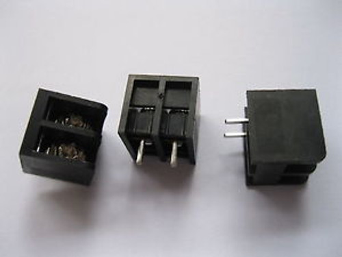 150 pcs Black 6 pin 6.35mm Screw Terminal Block Connector Barrier Type DC29B