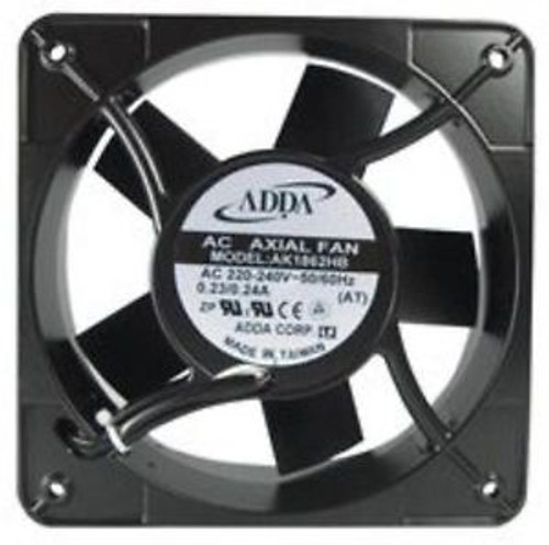 No. 58P0932 Adda Ak1861Hb-Aw Axial Fan 180Mm X 65Mm 115Vac 382Cfm 72Dba