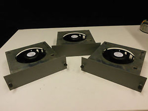 (3) Encased APW Mclean Model DB628-2418S15 Fan 24VDC