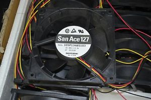 (20) Sanyo Denki 3-wire Genuine San Ace 127 109P1348S103 Cooling Fans 48V DC .3A