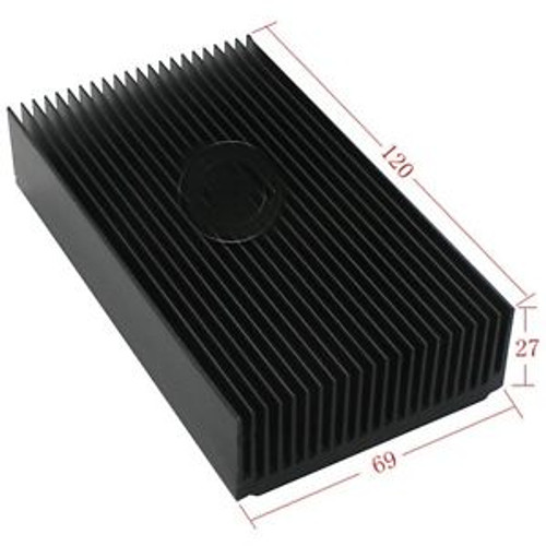 10pcs Aluminum heat sink module heat radiation of 6927-120MM black oxide