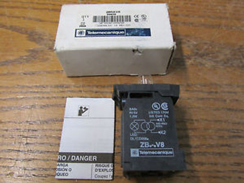 NEW NOS Telemecanique ZB5AV8 Light Module 440-480 Volts 60 Hertz