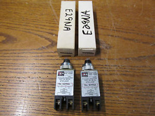 NEW NOS  2 Cutler Hammer E29NA Oil Tight Indicator Light 120V 50/60Hz