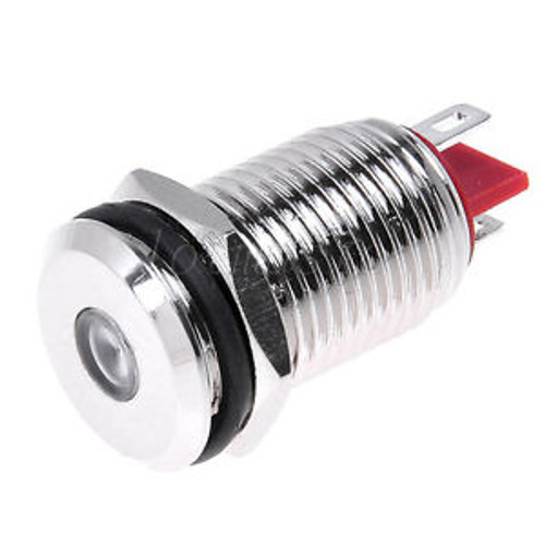 50pcs LED 12mm 12v RED indicator light