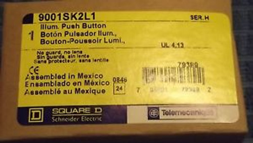 NEW SQUARE D 9001SK2L1 ILLUMINATED PUSH BUTTON 9001SK2L1WH13 - WHITE