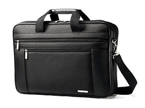 Samsonite Laptop Bag 17 Classic 2 Gusset Topload Shoulder Strap Briefcase Black