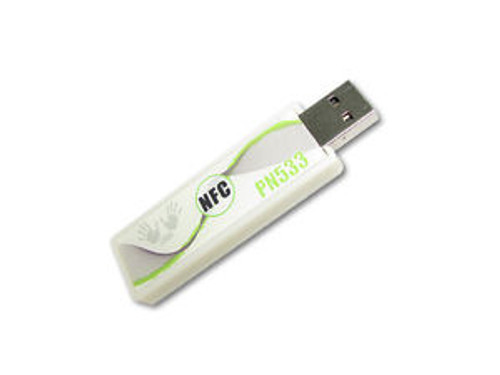 NFC Reader Writer - NXP PN533 USB Dongle Stick  - libNFC compliant + 5 cards