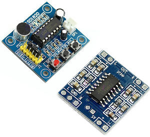 ISD1820 Voice Recorder + 5V 3W Digital D Audio Amplifier + Mic Sound Loudspeaker