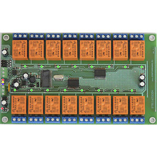 STR1160000H RS-485 board controller 16 Outputs 12V Relays Home Automation