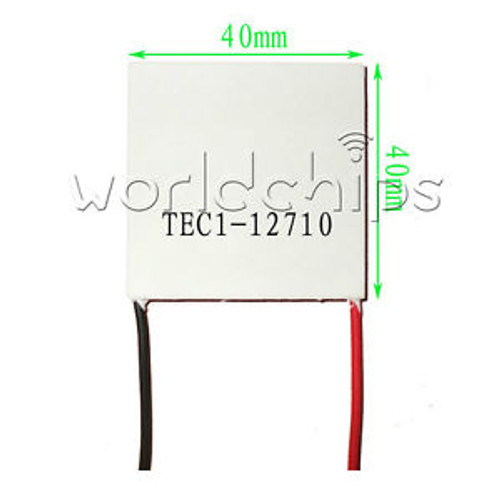 10PCS TEC1-12710 Heatsink Thermoelectric Cooler Cooling Peltier Plate Module top