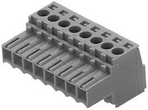 WEIDMULLER 1614090000 TERMINAL BLOCK PLUGGABLE, 5POS, 28-14AWG (10 pieces)