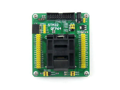 STM32-QFP64 STM32 Programming Adapter Test Socket for LQFP64 Package 0.5mm Pitch