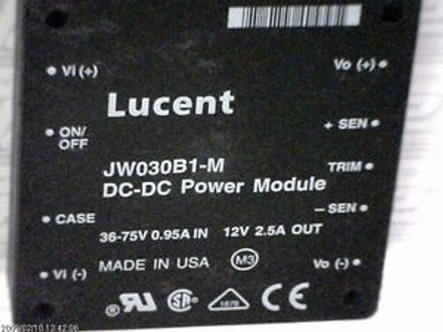 DC/DC POWER SUPPLY SINGLE-OUT 12V 3A 30W 9-PIN LUCENT JW030B1-M 030B1 JW030B1M