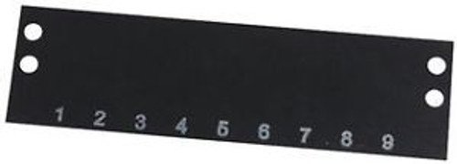 CINCH MS-9-140 TERMINAL BLOCK MARKER, 1 TO 9, 9.53MM (100 pieces)