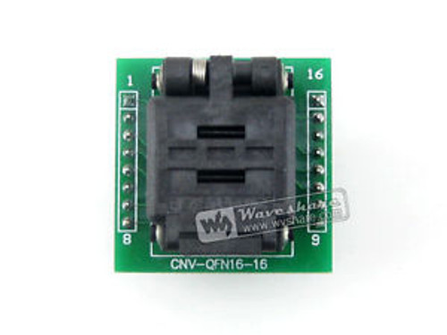 QFN16 TO DIP16 MLF16 MLP16 IC Test Burn-in Socket Programming Adapter 0.5 Pitch