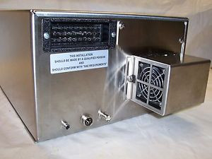 Stainless steel electronics lock box housing with Thermoelectric cooling  tunnel