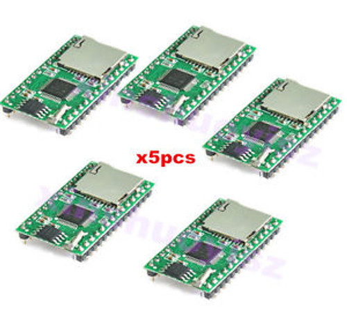 5x WT5001M02-28P U-disk audio player SD card voice MP3 Sound module Arduino