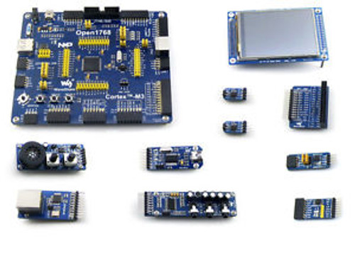 Open1768-A LPC1768FBD100 LPC1768 NXP ARM Cortex-M3 Development Board + 9 Modules