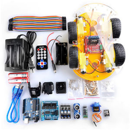 4WD L298N Bluetooth multi-function smart car Arduino Intelligent Robotics kit