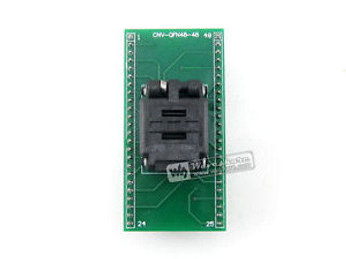 QFN48 TO DIP48 MLF48 MLP48 IC Test Burn-in Socket Programming Adapter 0.5Pitch