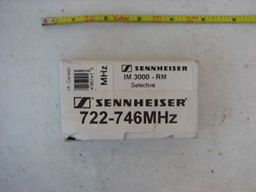 Sennheiser IM 3000-RM Selective Narrowband RF Cable Input Module Art.NO.: 05241