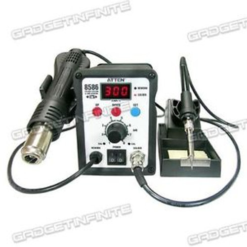 ATTEN-AT8586 Advanced Hot Air Soldering Station&SMD Rework Station(750W 2in1)gi