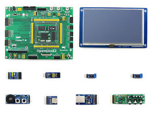 NXP LPC4357 LPC4357FET256 ARM Cortex-M4/M0 Dual Core Development Board + 7 LCD