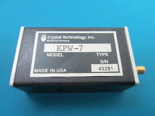 Crystal Technology Model KPW-7 RF Module 43291