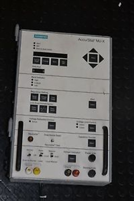 SIEMENS Accu/Sat MJ-X Voltage Regulator Control Panel C-63978 333//7200