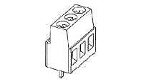 Fixed Terminal Blocks TERMIBLOK PCB MNT 3P (50 pieces)