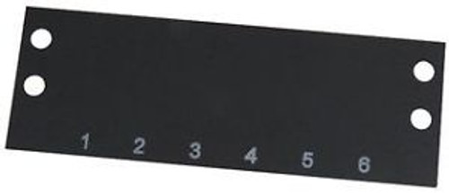 CINCH MS-6-142 TERMINAL BLOCK MARKER, 1 TO 6, 14.3MM (100 pieces)